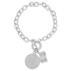 United States Air Force Seal Stainless Steel Charm Bracelet