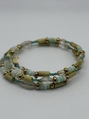 Semi precious stone bracelet- Peruvian Opal, Aventurine, Lemon Quartz & More