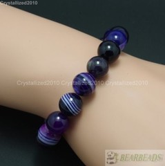 Handmade 6mm Mixed Natural Gemstone Round Beads Stretchy Bracelet Healing Reiki