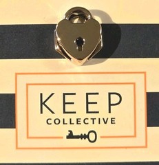 KEEP Collective Rose Gold HEART PADLOCK Charm Key Love Family Relationships New