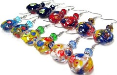 Milifore Earrings Dangle Earrings Wholesale Lot 20 pcs Mix Style Beaded