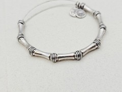 ALEX & ANI “Edens Equinox ” Metal Beaded Round Silver Charm Bracelet 💕🎁