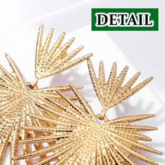 Heart Dangle Earrings Studs Gold Star Statement Earrings Flower Geometric Exagge