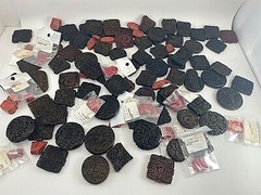 100 ~ Lot of Various Pendants ~ Sizes Colors Shapes and Styles Vary ~ Box 294I