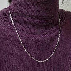 Unisex 2MM Stainless Steel Necklace – Perfect for Pendants, 16-30 Inch Choices