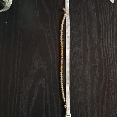 Zircon Natural Gemstone Bead Bracelet | Faceted Round 4mm