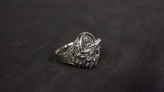 BIKER BASE METAL EAGLE RING #1