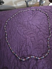 Magnetic Crystal Hematite Beads Bracelet Necklace Red White,Black, Blue, 36 Inch
