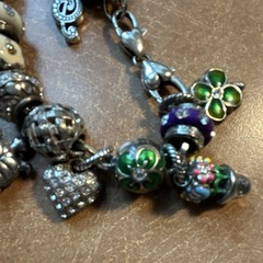 Beautiful Brighton charm bracelet. 9” in length.