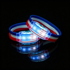 LED Illuminated Country Wristbands