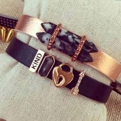 KEEP Collective Rose Gold HEART PADLOCK Charm Key Love Family Relationships New