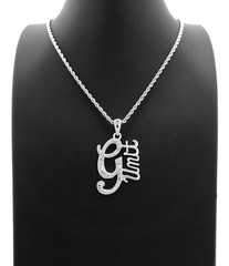 New G-Unit Hip Hop Pendant 24″ Box/Cuban/Rope Chain Necklace XSP762