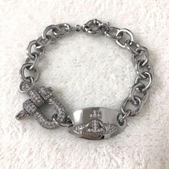 Vivienne Westwood Bracelet Silver Chain NO BOX [EJ919