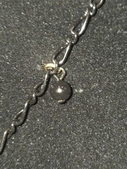 Betsey Johnson Gold & Black Tone Heart & Crown Necklace With Rhinestones 34″