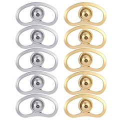 10Pcs Earring Back Replacements Pigs Nose Shaped Metal Locks for Secure Wear