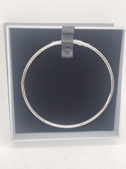 16 Inch 6mm Petite Polished Locking Eternity Collar Titanium With Key Opened Box