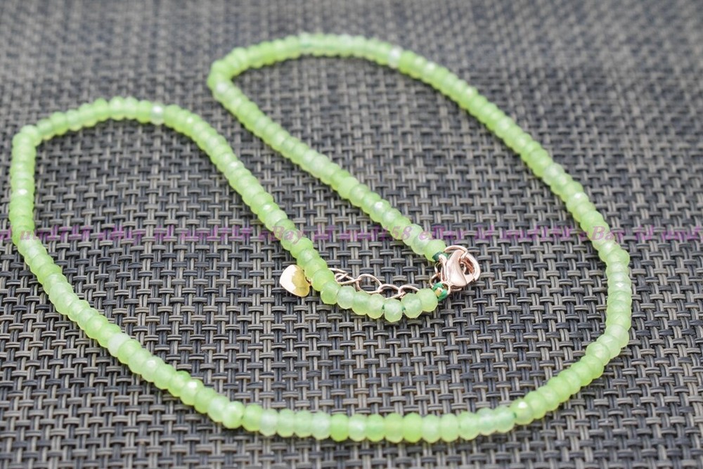 Lots 2x4mm Faceted Assorted Multiple Roundel Gemstone Beads Necklace AAA