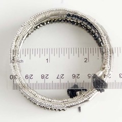Stella Dot Boho Beads Statement Wrap Bangle Retro Women Party Vacation Jewelry