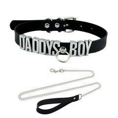 Collar BDSM Gift Pu Leather Custom Choker Necklace Punk DIY Chocker Party N7