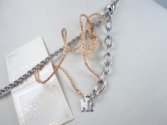 Nina Ricci Rhodium Plated Pendant 16-18″ – 9561