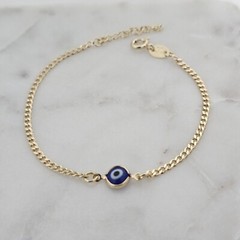 18k Gold Filled blue Evil Eye bracelet Protection bracelet Waterproof bracelet