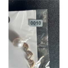 Time and Tru Gold-Tone Pearl Drop Earrings with Sparkling Snake Dangles