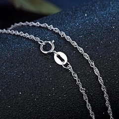 Real SILVER Unique Jewelry SOLID 925 Sterling Silver Chain Necklace