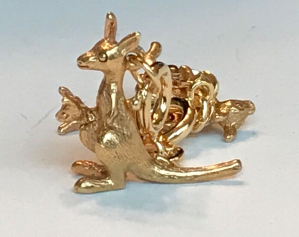 Joan Rivers Noah’s Ark Charms Pair leader chain kangaroos
