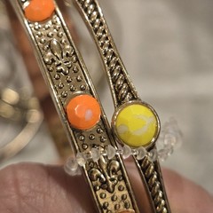 Gold and Silver Bangle Bracelet Set. 30 Pc