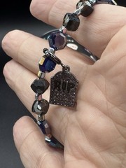Bomb Party Halloween Stackable 4-Bracelet Set, Charm, Hematite Plated, RBP6275