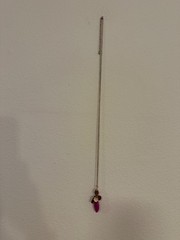 Unbranded Gold Tone Pink Purple Red Beaded Cluster Pendant Necklace Adjustable
