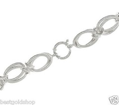 Hand-made Double Oval Link Chain Necklace Real Sterling Silver QVC J290034 51gr