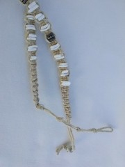 Seashell Puka Hemp Surfer Boho Necklace Ethnic Tribal 17.5″ Gift US Seller New