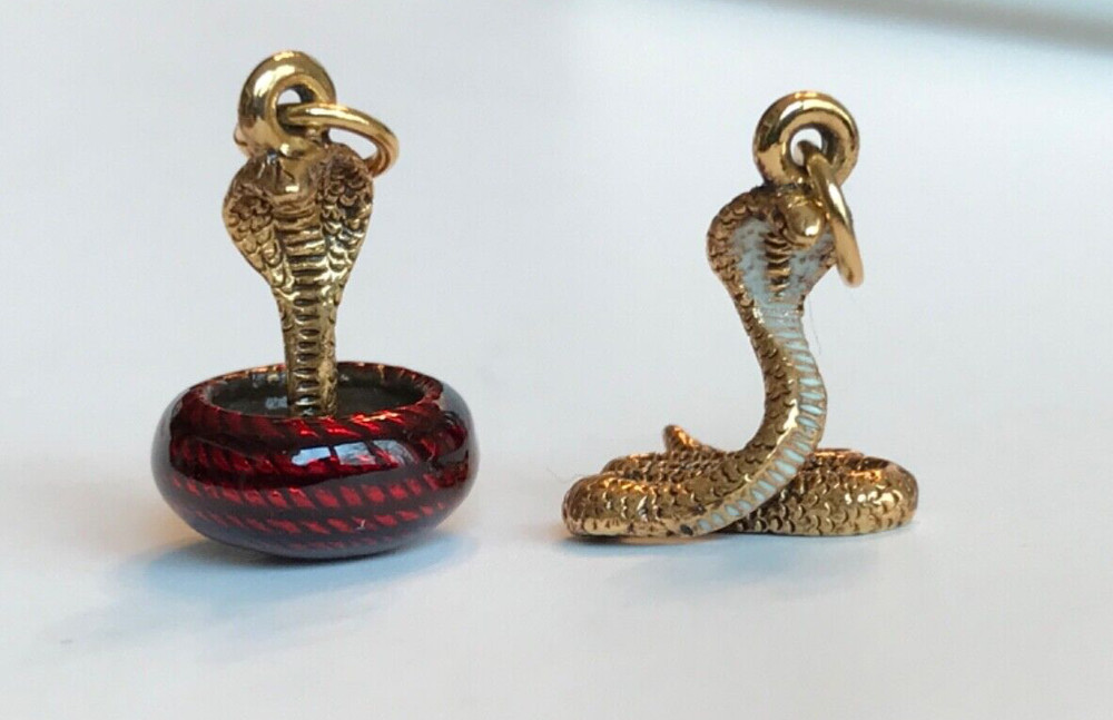 Joan Rivers Noah’s Ark Charms Cobra w/leader chain