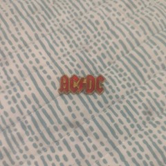 AC/DC Vintage Pin red and gold