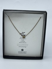 Dogeared Women’s ”YOU YES YOU” Gold Dipped Necklaces Pendant 18” 70