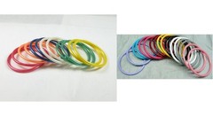 Wholesale Lot 36 Acrylic Made in USA New Old Stock Vintage 80s Bangle Bracelets