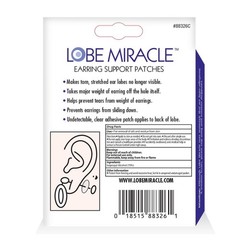 Comfortable & Invisible Earring Backs – 60 Clear Support Patches for Women