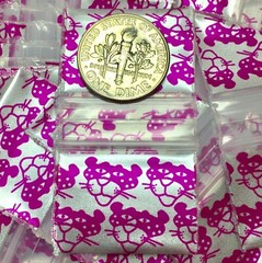 BaggiesSince1987 – 1034 Design Bags 100PCS el Chapo Silver/Gold MIX, READ DETAIL