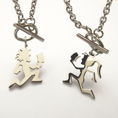 Insane Clown Posse Toggle Clasp hatchemtan Juggalette necklace pendant 16-40inch