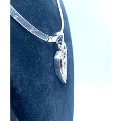 Brighton Pablo’s Passion Choker Necklace Reversible Two Tone Heart Pendant 31.9g