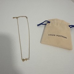 LOUIS VUITTON Women Necklace metal M00368 Petit Louis Authentic preowned