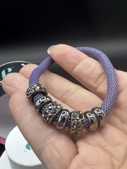 Bomb Party Halloween Stackable 4-Bracelet Set, Charm, Hematite Plated, RBP6275