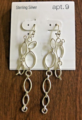 Apt 9 Sterling silver Earrings NWT