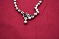 38 INCH 6MM STAINLESS STEEL SILVER ADJUSTABLE WAIST BODY BALL CHAIN