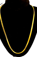8 Other Reasons 16″ Gold Tone Herringbone Snake Chain Necklace