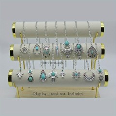 15Pcs Bohemian Vintage Fashion Jewelry Set Ethnic Turquoise Pendant Necklaces