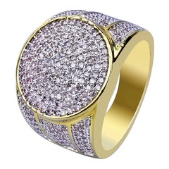 Wedding Band Ring Invisible Setting Smooth Surface Mens Business Wear Jewelry