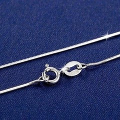 Real SILVER Unique Jewelry SOLID 925 Sterling Silver Chain Necklace
