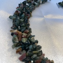 Multi strand, mixed stone, Collar Necklace